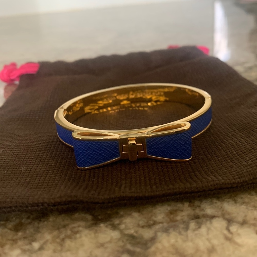 Kate spade blue bow bracelet